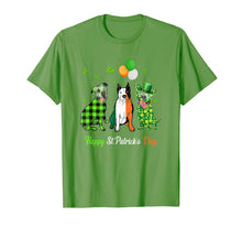 Load image into Gallery viewer, Irish Flag Three Pitbull Dogs Happy St. Patrick's Day Gift T-Shirt-525159