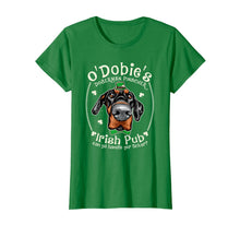 Load image into Gallery viewer, Funny Doberman Pinscher Dobie Shamrock Irish Pub Patrick T-Shirt-1095775