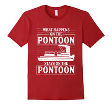 Load image into Gallery viewer, Funny Pontoon Boat T-Shirt Boating Captain Gift Shirt