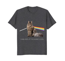 Load image into Gallery viewer, Dark Side Of The Maine Coon Cat Lover T-shirt