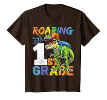 Load image into Gallery viewer, Roaring 1st Grade Dinosaur Back to School Backpack Shirt Boy