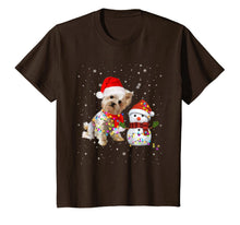 Load image into Gallery viewer, Yorkie Snowman Funny Cute Dog Mom Dad Christmas Gift T-Shirt