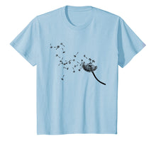 Load image into Gallery viewer, Flower dandelion Hand Drawn T-Shirt by Sheny's Art