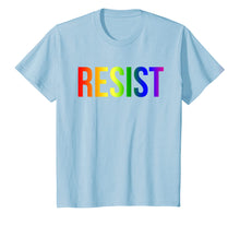 Load image into Gallery viewer, Resist Rainbow Flag Nationa Pride March Shirt