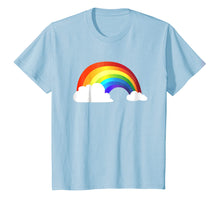 Load image into Gallery viewer, Rainbow T-Shirt - Shiny Rainbow in the Clouds