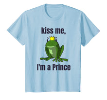 Load image into Gallery viewer, Kiss Me T-Shirt Easy Funny Frog Prince Halloween Costume Tee
