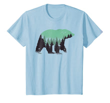 Load image into Gallery viewer, Bear Camping, Nature and Hiking T-Shirt with Forest