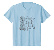 Load image into Gallery viewer, Doodles are a Girl's Best Friend Golden Labradoodle t-shirt