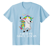 Load image into Gallery viewer, Kid 11 Yrs Old 11th Birthday Unicorn Shirt Gift 2008 Dabbing