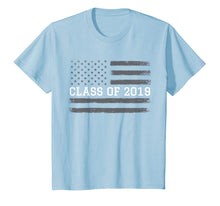 Load image into Gallery viewer, Class of 2019 T-Shirt American Flag Senior Graduation Gifts