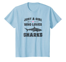 Load image into Gallery viewer, Funny Shark Shirt Gifts for Teen Girls Cute Sharks T-Shirt