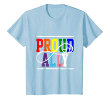 Load image into Gallery viewer, Proud ally T-shirt LGBTQ Tee