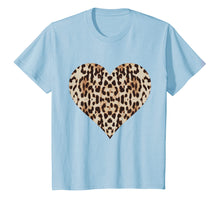 Load image into Gallery viewer, Cool Cheetah Leopard Heart t-shirt Animal Print Love Symbol