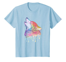 Load image into Gallery viewer, Wolf Shirt Wildlife T Shirt Colorful Wolves Gift Wild Animal