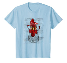 Load image into Gallery viewer, Chicken With Bandana Headband And Glasses Tshirt