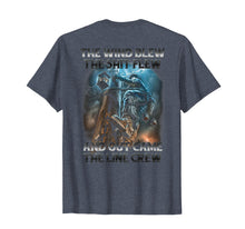 Load image into Gallery viewer, Mens Electrical Lineman T Shirt Wind Blew Out Came The Line Crew