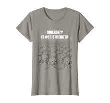 Load image into Gallery viewer, NPC meme shirt diversity is our strength Tee Shirt