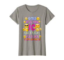 Load image into Gallery viewer, Emoji Shirt For Girls Birthday 10 Ten Year Old Emoji Fun