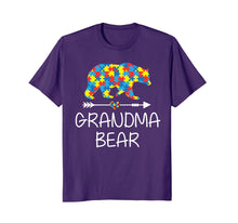 Load image into Gallery viewer, Grandma Bear Autism Awareness Shirt Autism Grandma,Mommy Tee