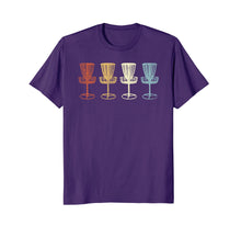 Load image into Gallery viewer, Retro Vintage Disc Golf Baskets T-Shirt Distressed Men Women