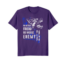 Load image into Gallery viewer, Thin Blue Line K9: No Better Friend T-shirt