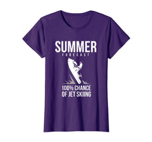 Load image into Gallery viewer, Jet ski funny shirt - Summer Forecast Men Women T-shirt