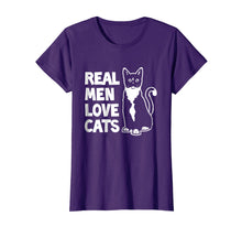 Load image into Gallery viewer, Real Men Love Cats T-Shirt Funny Cat Lover Gift Idea