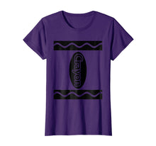 Load image into Gallery viewer, Purple Crayon Box Halloween Costume Couple Group T-Shirt