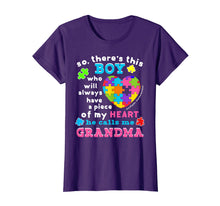 Load image into Gallery viewer, There's This Boy He Calls Me Grandma Shirt Autism Awareness
