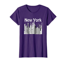 Load image into Gallery viewer, New York Skyline Souvenir T-Shirt What A Great City To Visit