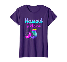 Load image into Gallery viewer, Mermom -Mermaid Birthday Mom - T-Shirt B-day Mermaid mommy