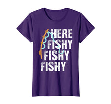 Load image into Gallery viewer, Here Fishy Fishy Lucky Fisherman T-Shirt: Fishing Game On