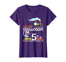 Load image into Gallery viewer, Boys WOOooOOOH! I'm 5 Trains Birthday Gift for Toddlers
