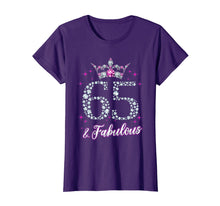 Load image into Gallery viewer, Womens 65 And Fabulous 1954 65Th Birthday Gift T-Shirt