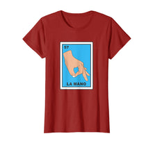 Load image into Gallery viewer, La mano mexican loteria card bingo lottery funny t shirt
