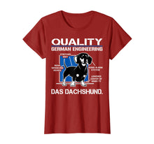 Load image into Gallery viewer, Quality German Engineering Das Dachshund - Doxie T shirt