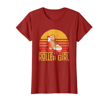 Load image into Gallery viewer, Seventies Roller Girl Skating Shirt - RetroRoller Skate
