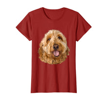 Load image into Gallery viewer, Big Face Golden doodle Dog Tee Golden doodle Funny T shirt