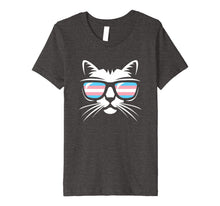 Load image into Gallery viewer, Transgender Pride Cat Gift T Shirt Support Trans Community