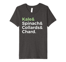 Load image into Gallery viewer, Kale Spinach Collards Chard Lovers Text T-Shirt
