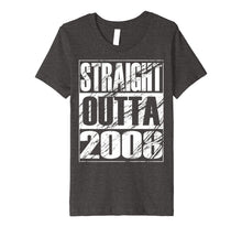 Load image into Gallery viewer, Funny Straight Outta 2008 T-shirt 12nd Birthday Vintage Gift