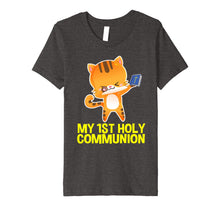 Load image into Gallery viewer, My 1st Holy Communion Dabbing Cat Gifts for Boy Girl Premium T-Shirt