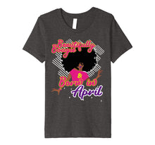 Load image into Gallery viewer, African American Birthday Shirt Gift Bougie April Women