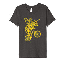 Load image into Gallery viewer, SEEMBO Bee On A Bicycle T-Shirt Funny Cycling Bike Gift