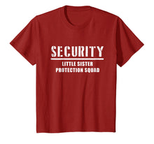 Load image into Gallery viewer, Security Little Sister Protection Squad Big Brother T-Shirt