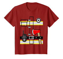 Load image into Gallery viewer, Firefighter Fireman Uniform Men Women Kids Dress up TShirt
