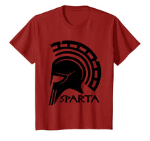Load image into Gallery viewer, Sparta T-Shirt Spartan Helmet Ancient Greece Greek Military