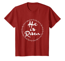 Load image into Gallery viewer, He is Risen Shirt Resurrection Christian Easter T Shirt