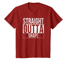 Load image into Gallery viewer, Straight Outta Shape Funny Workout T-Shirt