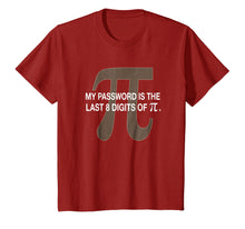 Load image into Gallery viewer, Premium My Password Is The Last 8 Digits of Pi Funny T-Shirt